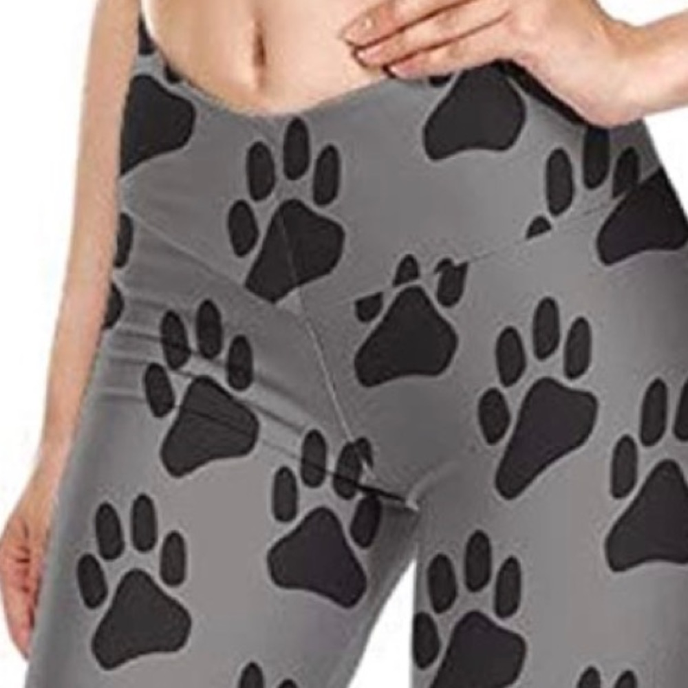 Leggings Paw Print Design